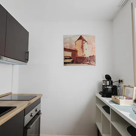 Appartement Danube Rooms Abteistrasse - Self Checkin - Kostenlos Parken Direkt An Der Unterkunft - Ideal Fuer Geschaeftsreisende Und Staedtetrips
